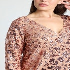 V Neck Mini Dress image number null