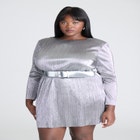 Pleated Mini Dress image number null