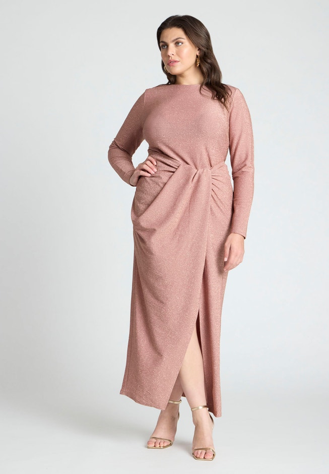 Lurex Maxi Dress image number null