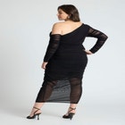 Ruched Asym Maxi Dress image number null