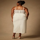 Bridal by ELOQUII Sheer Bodice Structured Dress image number null