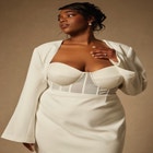 Bridal by ELOQUII Woven Jacket image number null