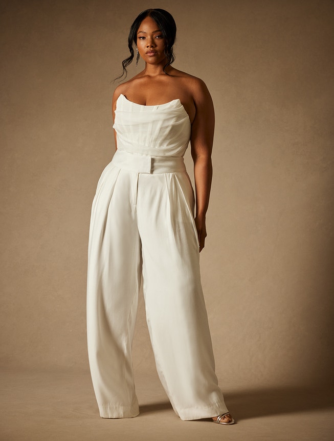 Bridal by ELOQUII Bustier Top image number 2