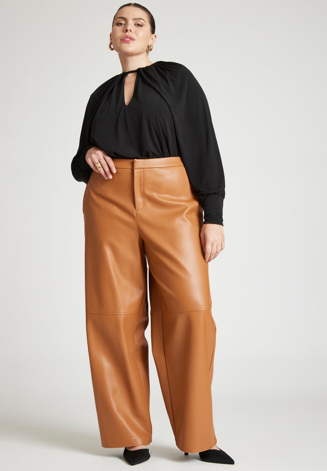 Draped Neckline Bodysuit image number 3