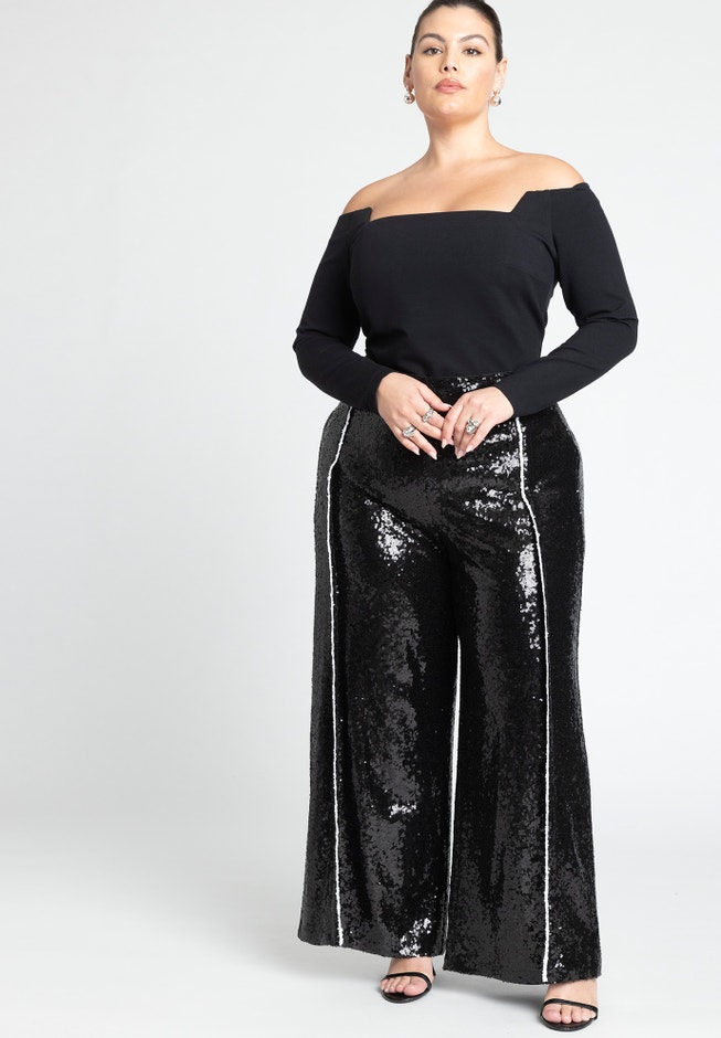 Square Neck Off The Shoulder Top image number null