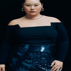 Square Neck Off The Shoulder Top image number null