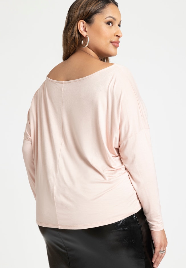 Slouchy Off The Shoulder Top image number 1