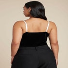 Contrast Bow Bodysuit image number null