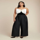 Contrast Bow Bodysuit image number null