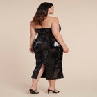 Corset Bodice Sequin Dress image number null