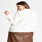 Pointed Collar Button Up Shirt image number null