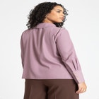 Pointed Collar Button Up Shirt image number null