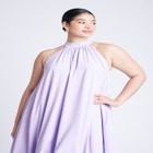  High Low Dramatic Ruffle Detail Dress image number null