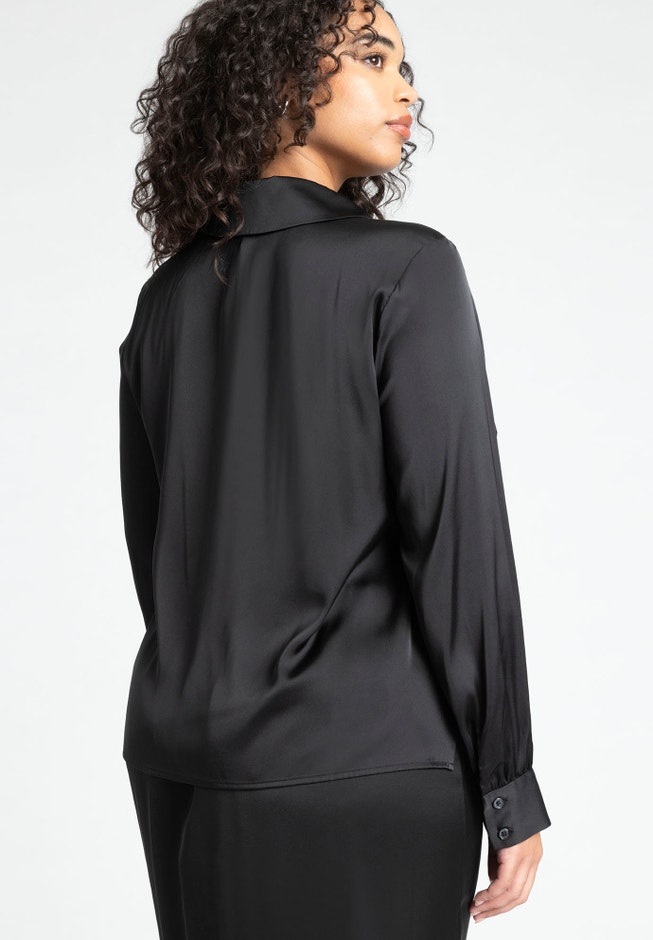 Flounce Front Button Down Top image number 1