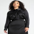 Flounce Front Button Down Top image number null