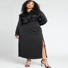 Flounce Front Button Down Top image number null