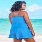 High-Neck Swim Romper image number null