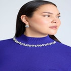 Embellished Neckline Sweater image number null