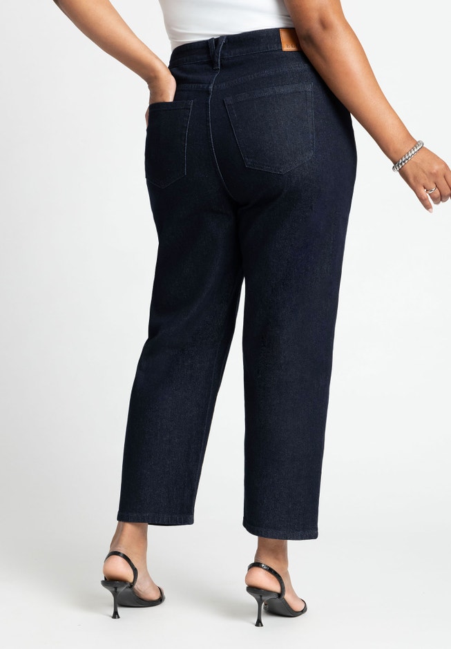 The Naomi Comfort Stretch Straight Leg Jean Crop image number 2