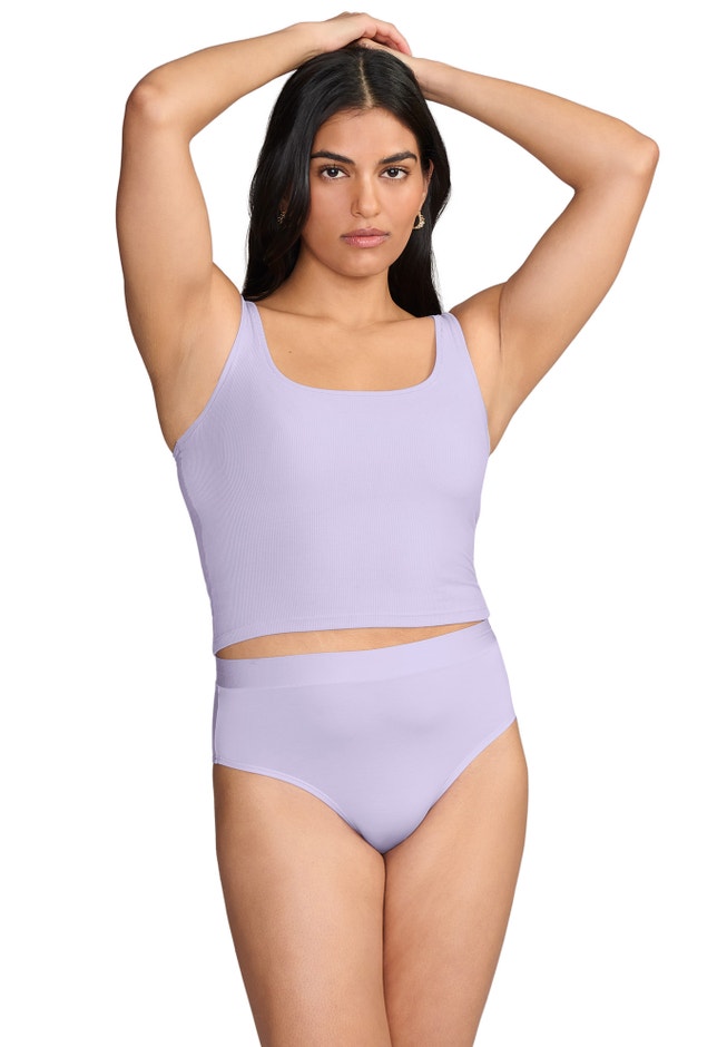 The Square Neck Tank - Modal Silk Rib image number 1