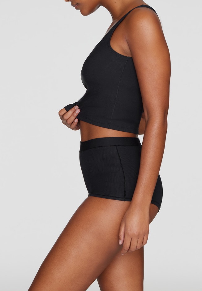 The Square Neck Tank - Modal Silk Rib image number 2
