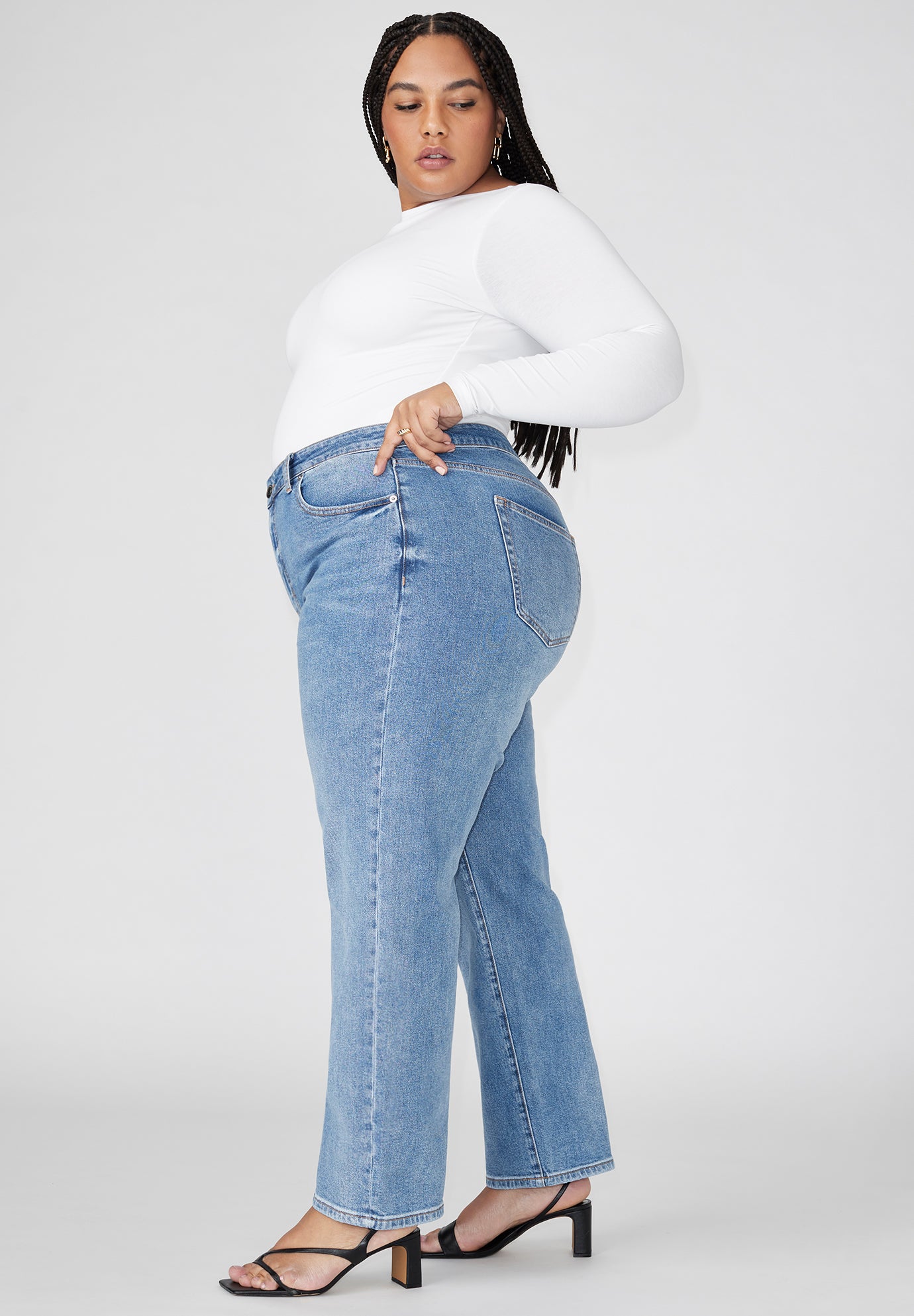 The Naomi Comfort Stretch Straight Leg Jean image number 1
