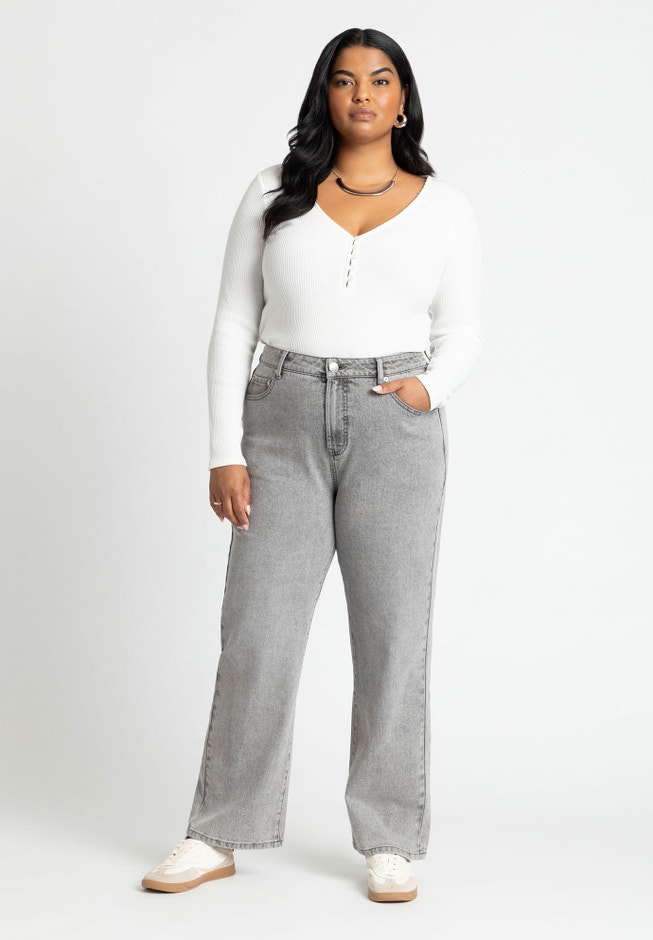 The Naomi Comfort Stretch Straight Leg Jean image number null