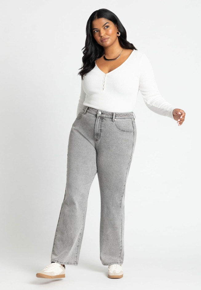The Naomi Comfort Stretch Straight Leg Jean image number null