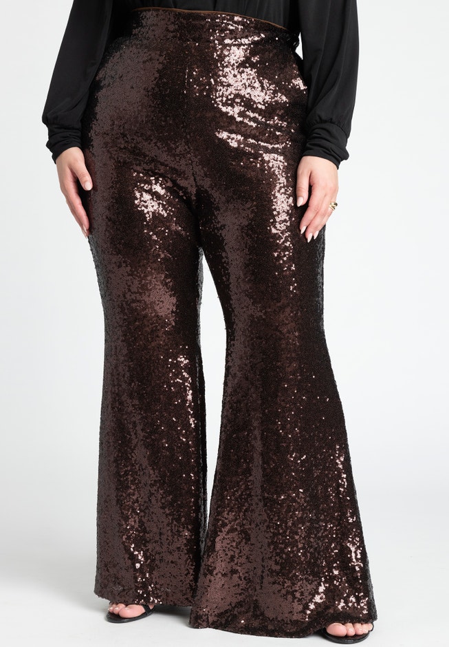 Sequin Flare Pant image number 1