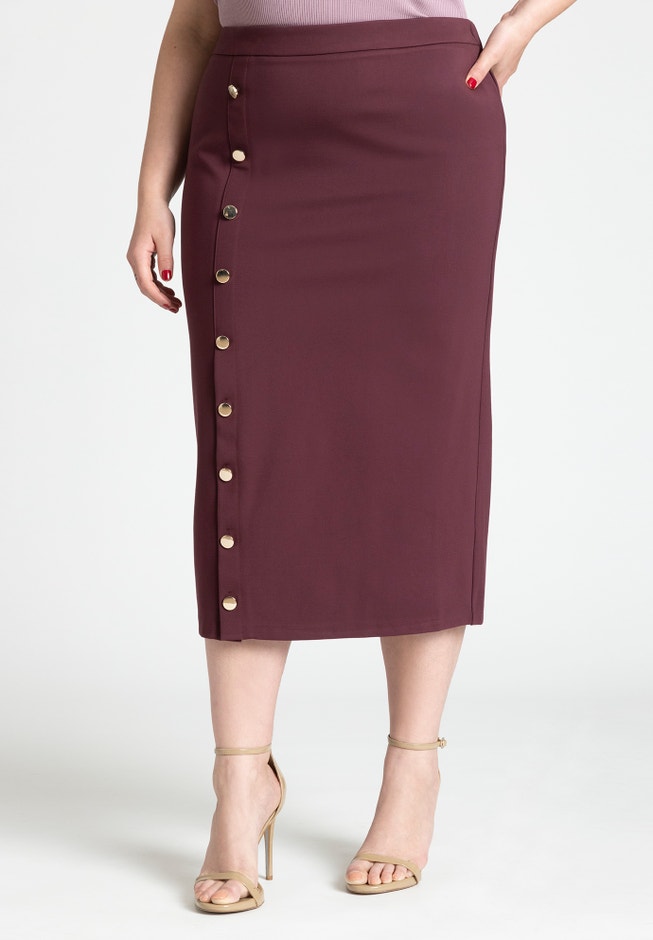 Side Placket Skirt image number null