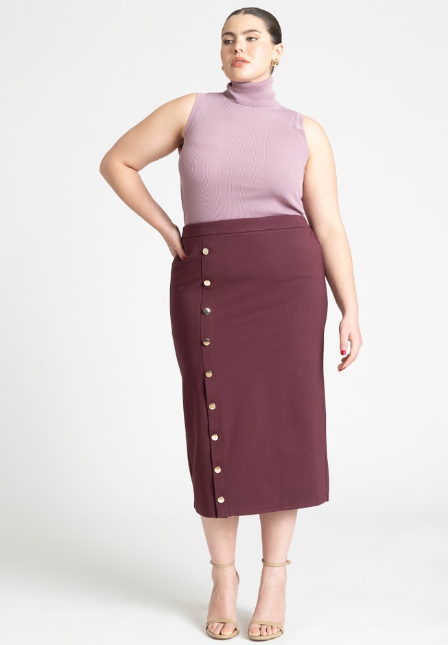 Side Placket Skirt image number null