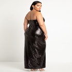Sequin Gown with Slit image number null