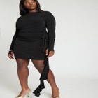 Side Ruffle Mini Dress image number null