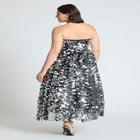 Paillette Dress With Big Skirt image number null