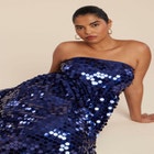 Paillette Dress With Big Skirt image number null