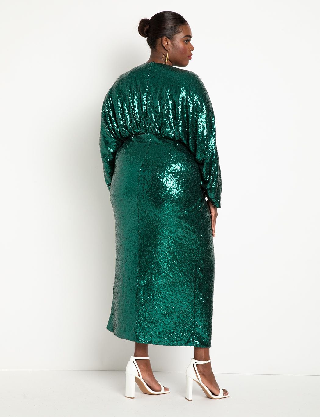 Dolman Sleeve Sequin Dress image number 2