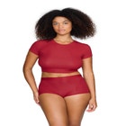 The Baby Tee - Modal Silk Rib image number 1