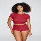 The Baby Tee - Modal Silk Rib image number 0