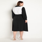 Colorblocked Work Dress image number null