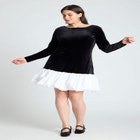 Velvet Mini Dress image number null