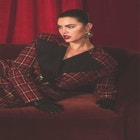 Exaggerated Double Breasted Blazer Dress image number null