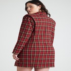Exaggerated Double Breasted Blazer Dress image number null