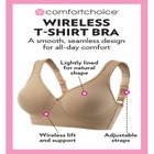 Wireless Microfiber T-Shirt Bra image number null