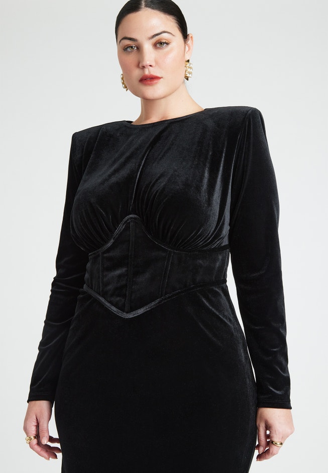 Corset Detail Dress image number 2