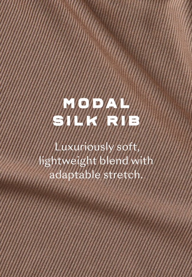 The Cheeky Bikini - Modal Silk Rib image number 4