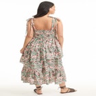 Tiered Smocked Midi Dress image number null