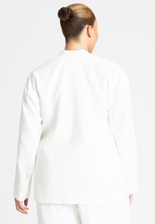 Clean Relaxed Double Breasted Blazer image number null