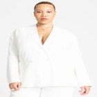 Clean Relaxed Double Breasted Blazer image number null