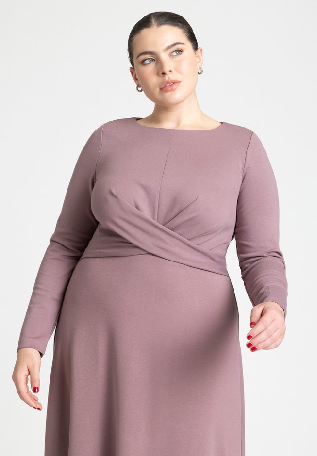 Ponte Twist Detail Dress image number 2