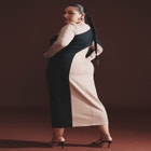 Colorblocked Ponte Dress image number null